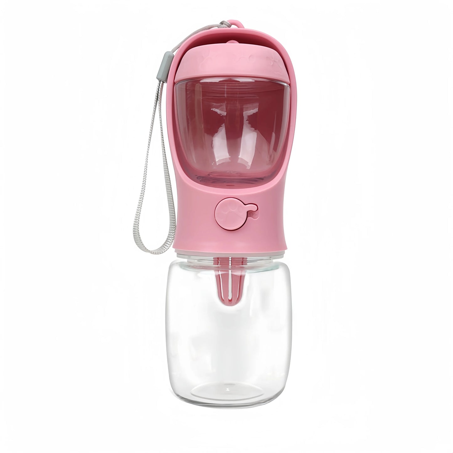 Happy Canine™ Portable Water Bottle with Food Storage - Travel Pet Feeder Bowl for Dogs and Cats