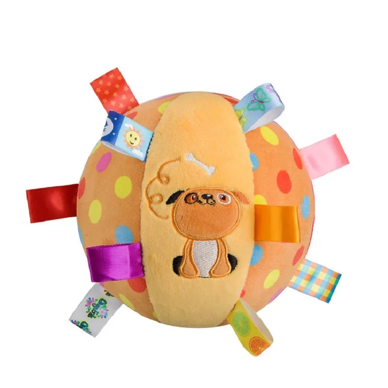 Happy Canine™ Interactive Ball Toy for Aggressive Chewers - Training, Decompression, Bite-Resistant Dog Toy with Handle and Bells