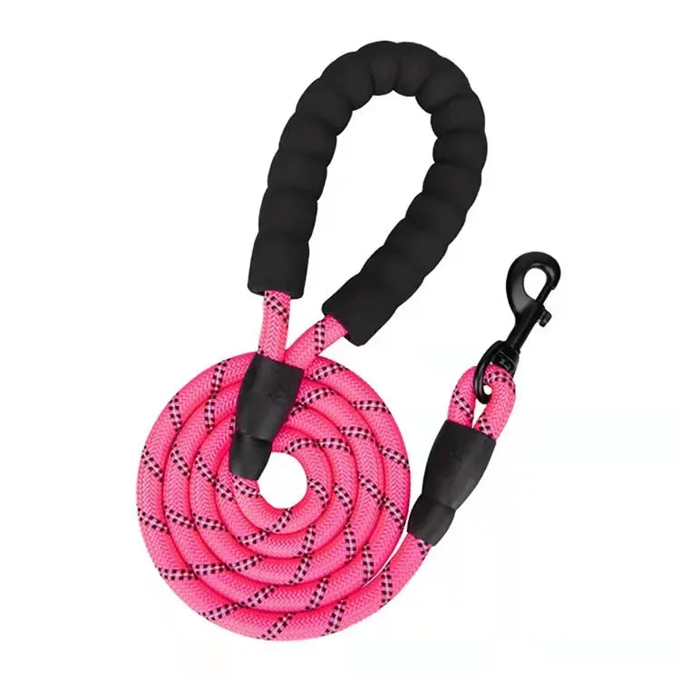 Happy Canine™ Strong Reflective Dog Leash – Durable Pet Leash for Small, Medium, and Large Dogs