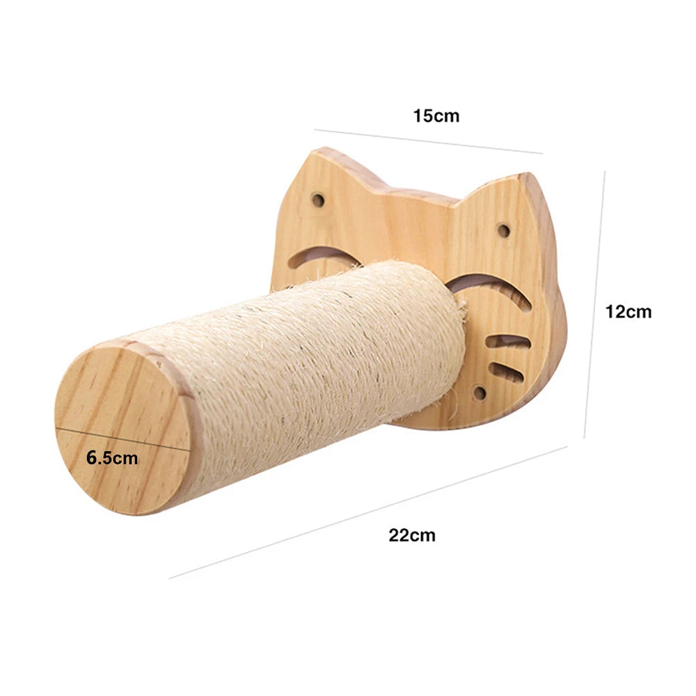 Happy Canine™ Wall-Mounted Cat Climbing Shelf