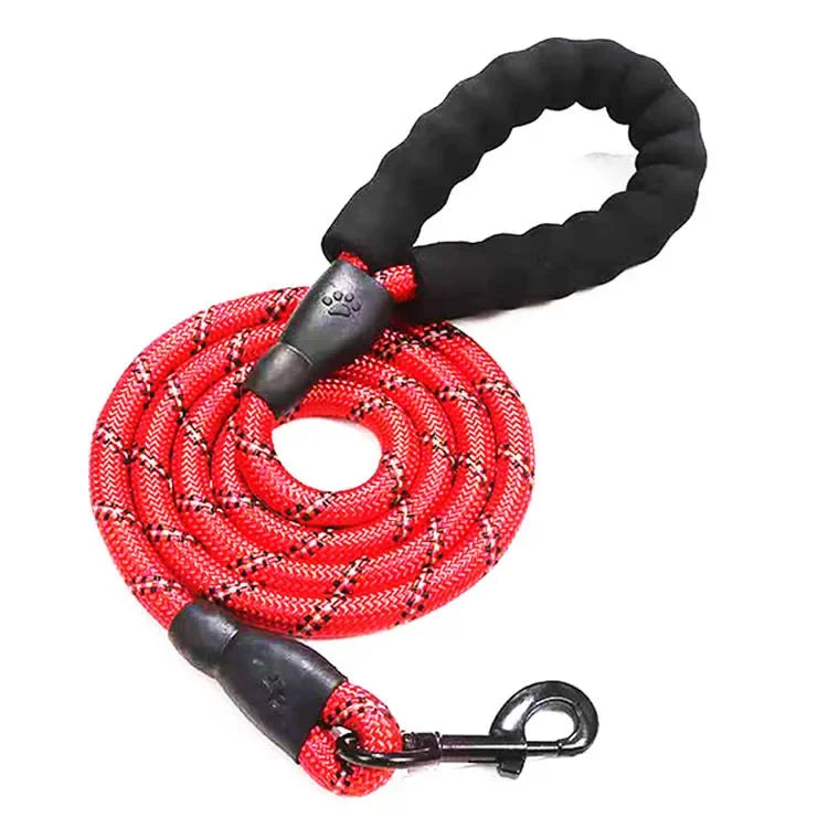 Happy Canine™ Strong Reflective Dog Leash – Durable Pet Leash for Small, Medium, and Large Dogs