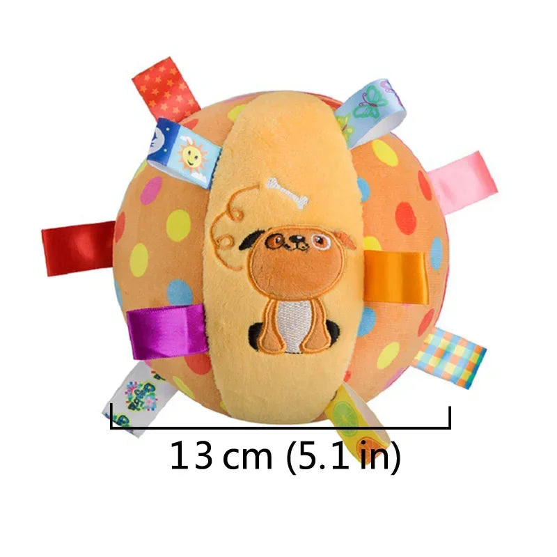 Happy Canine™ Interactive Ball Toy for Aggressive Chewers - Training, Decompression, Bite-Resistant Dog Toy with Handle and Bells